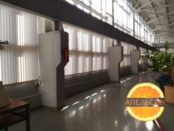 Вертикальные жалюзи в заводской цех КАДВИ